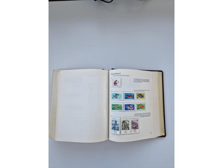 1849/1989, meist gestempelte und teils ungebrauchte Sammlung in sieben “Sprechendes Behrens” Alben, ab Altdeutschland, Koloni