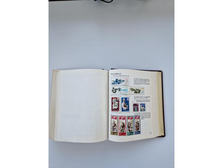 1849/1989, meist gestempelte und teils ungebrauchte Sammlung in sieben “Sprechendes Behrens” Alben, ab Altdeutschland, Koloni