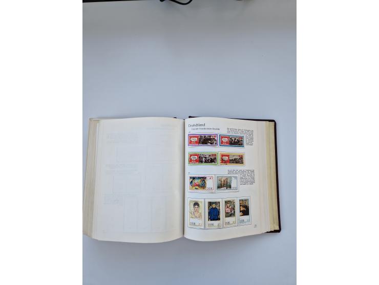 1849/1989, meist gestempelte und teils ungebrauchte Sammlung in sieben “Sprechendes Behrens” Alben, ab Altdeutschland, Koloni