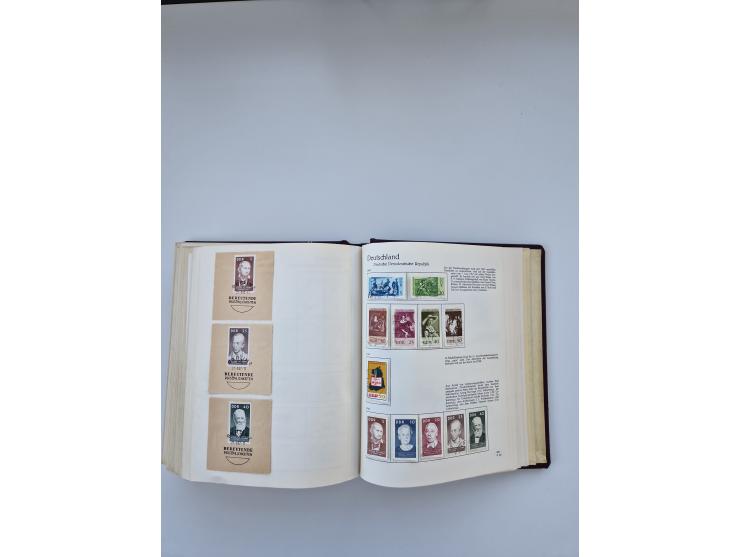 1849/1989, meist gestempelte und teils ungebrauchte Sammlung in sieben “Sprechendes Behrens” Alben, ab Altdeutschland, Koloni