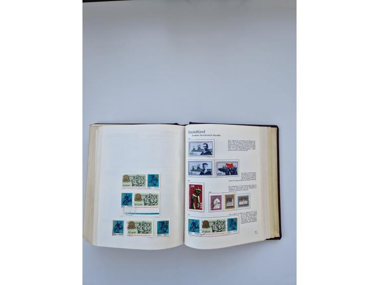 1849/1989, meist gestempelte und teils ungebrauchte Sammlung in sieben “Sprechendes Behrens” Alben, ab Altdeutschland, Koloni