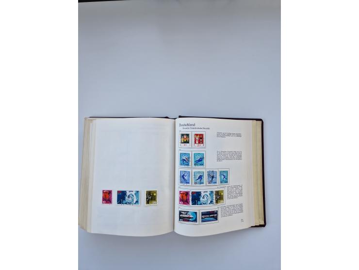 1849/1989, meist gestempelte und teils ungebrauchte Sammlung in sieben “Sprechendes Behrens” Alben, ab Altdeutschland, Koloni