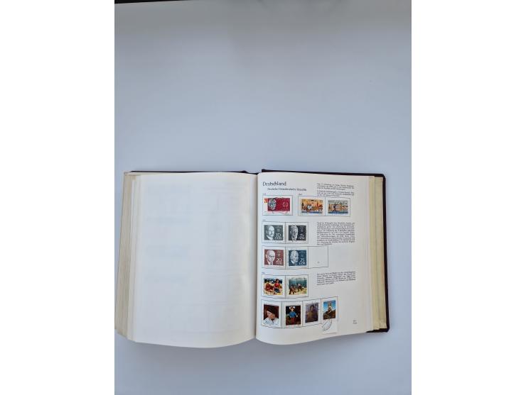 1849/1989, meist gestempelte und teils ungebrauchte Sammlung in sieben “Sprechendes Behrens” Alben, ab Altdeutschland, Koloni