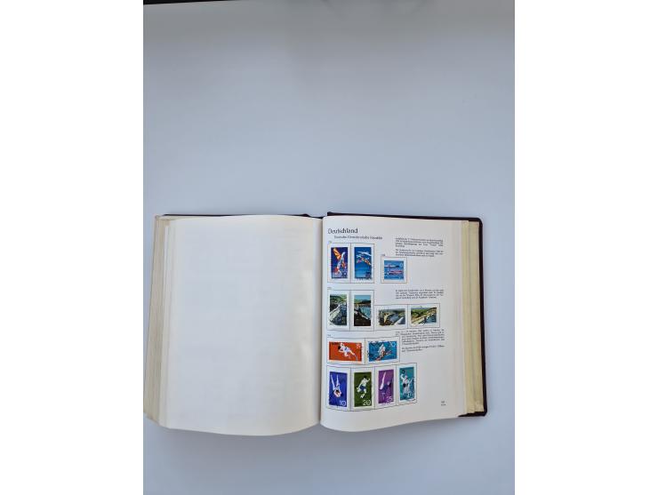 1849/1989, meist gestempelte und teils ungebrauchte Sammlung in sieben “Sprechendes Behrens” Alben, ab Altdeutschland, Koloni