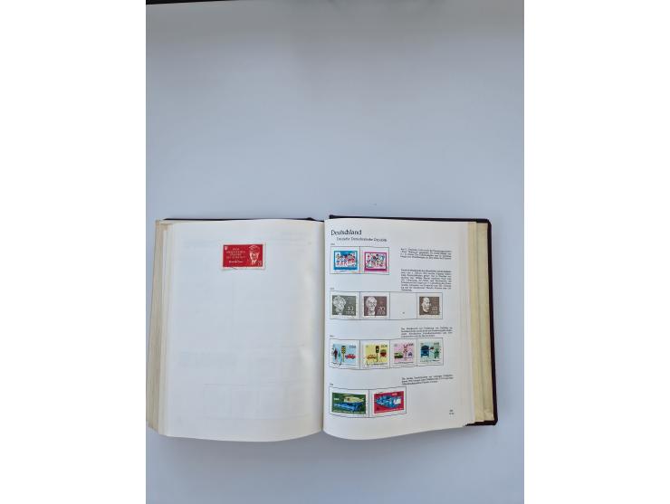 1849/1989, meist gestempelte und teils ungebrauchte Sammlung in sieben “Sprechendes Behrens” Alben, ab Altdeutschland, Koloni