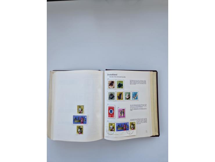 1849/1989, meist gestempelte und teils ungebrauchte Sammlung in sieben “Sprechendes Behrens” Alben, ab Altdeutschland, Koloni