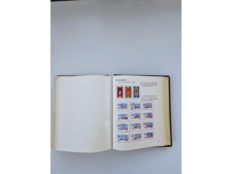 1849/1989, meist gestempelte und teils ungebrauchte Sammlung in sieben “Sprechendes Behrens” Alben, ab Altdeutschland, Koloni