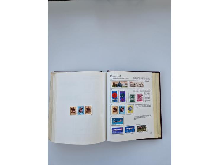 1849/1989, meist gestempelte und teils ungebrauchte Sammlung in sieben “Sprechendes Behrens” Alben, ab Altdeutschland, Koloni