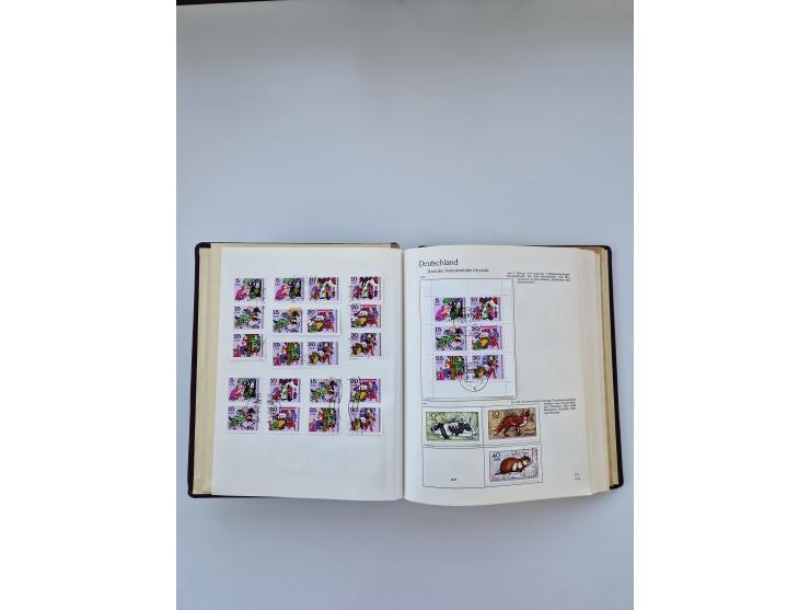 1849/1989, meist gestempelte und teils ungebrauchte Sammlung in sieben “Sprechendes Behrens” Alben, ab Altdeutschland, Koloni