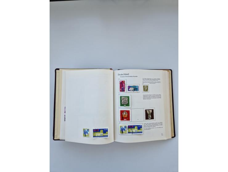 1849/1989, meist gestempelte und teils ungebrauchte Sammlung in sieben “Sprechendes Behrens” Alben, ab Altdeutschland, Koloni