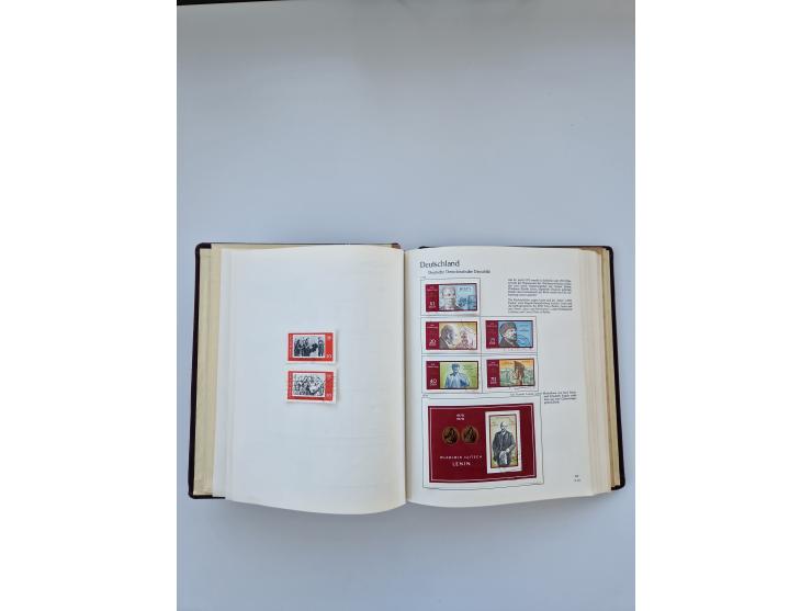 1849/1989, meist gestempelte und teils ungebrauchte Sammlung in sieben “Sprechendes Behrens” Alben, ab Altdeutschland, Koloni