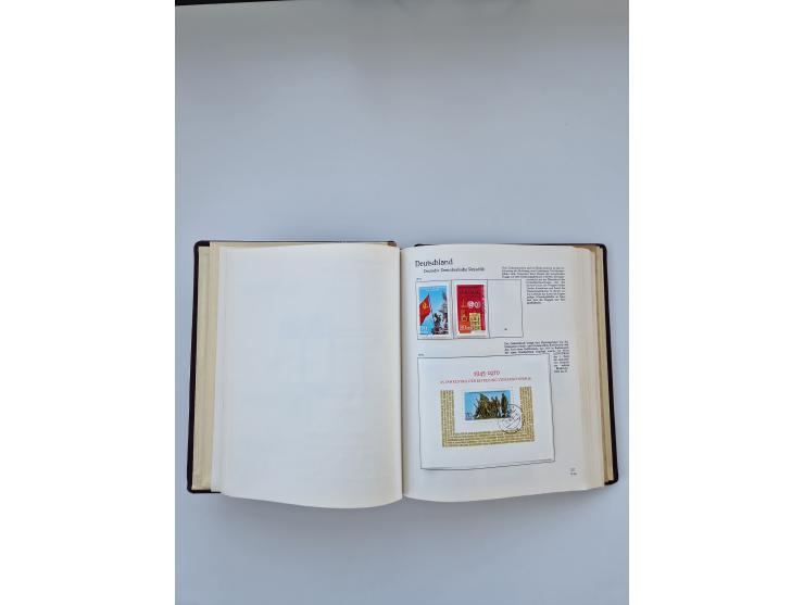 1849/1989, meist gestempelte und teils ungebrauchte Sammlung in sieben “Sprechendes Behrens” Alben, ab Altdeutschland, Koloni