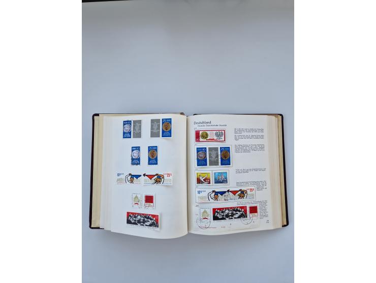 1849/1989, meist gestempelte und teils ungebrauchte Sammlung in sieben “Sprechendes Behrens” Alben, ab Altdeutschland, Koloni