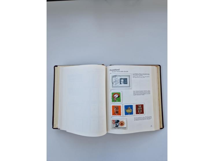 1849/1989, meist gestempelte und teils ungebrauchte Sammlung in sieben “Sprechendes Behrens” Alben, ab Altdeutschland, Koloni