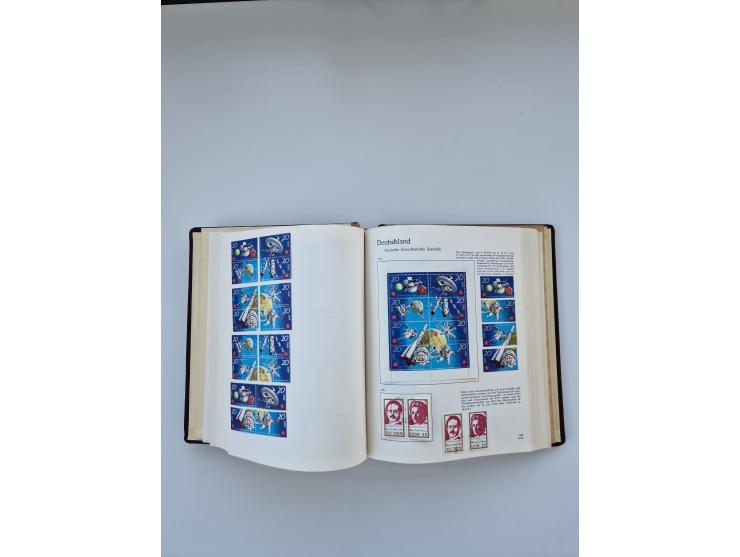 1849/1989, meist gestempelte und teils ungebrauchte Sammlung in sieben “Sprechendes Behrens” Alben, ab Altdeutschland, Koloni