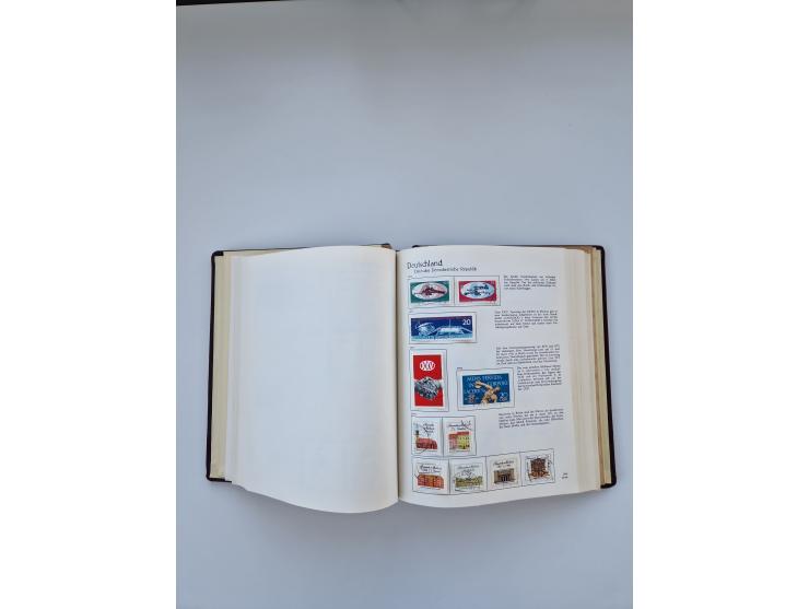 1849/1989, meist gestempelte und teils ungebrauchte Sammlung in sieben “Sprechendes Behrens” Alben, ab Altdeutschland, Koloni