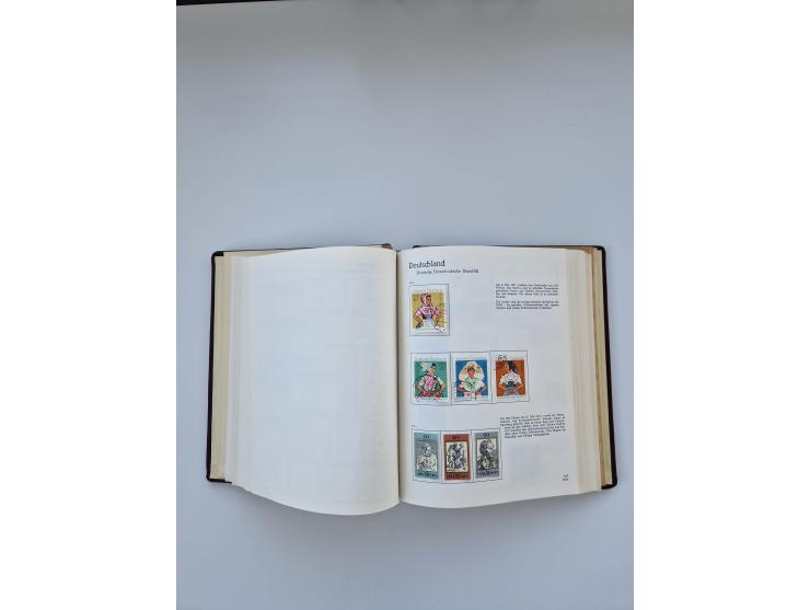 1849/1989, meist gestempelte und teils ungebrauchte Sammlung in sieben “Sprechendes Behrens” Alben, ab Altdeutschland, Koloni