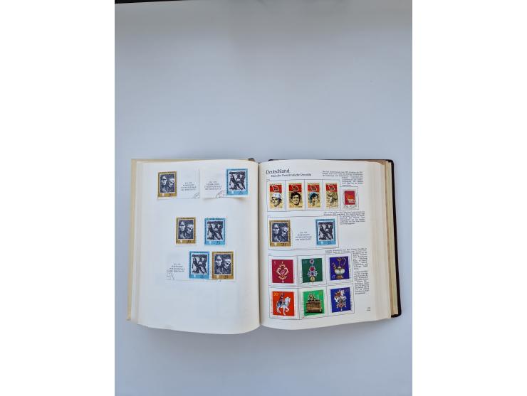 1849/1989, meist gestempelte und teils ungebrauchte Sammlung in sieben “Sprechendes Behrens” Alben, ab Altdeutschland, Koloni