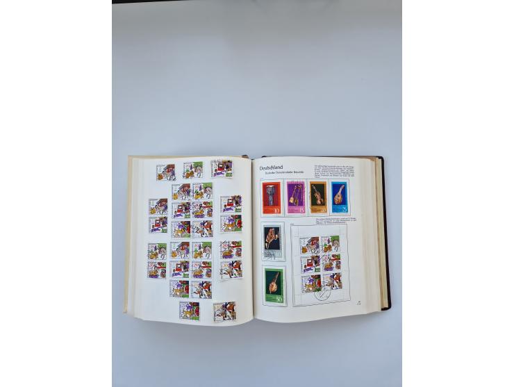 1849/1989, meist gestempelte und teils ungebrauchte Sammlung in sieben “Sprechendes Behrens” Alben, ab Altdeutschland, Koloni