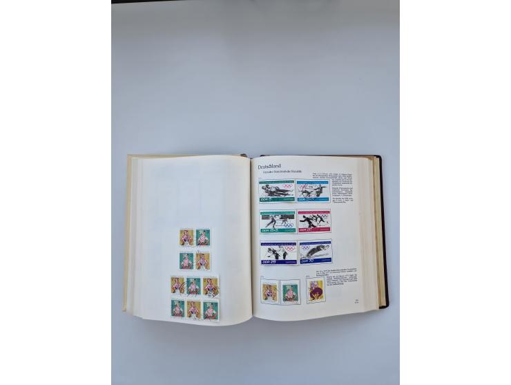 1849/1989, meist gestempelte und teils ungebrauchte Sammlung in sieben “Sprechendes Behrens” Alben, ab Altdeutschland, Koloni