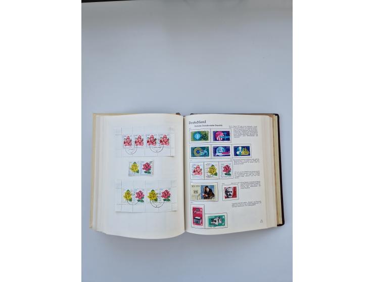 1849/1989, meist gestempelte und teils ungebrauchte Sammlung in sieben “Sprechendes Behrens” Alben, ab Altdeutschland, Koloni