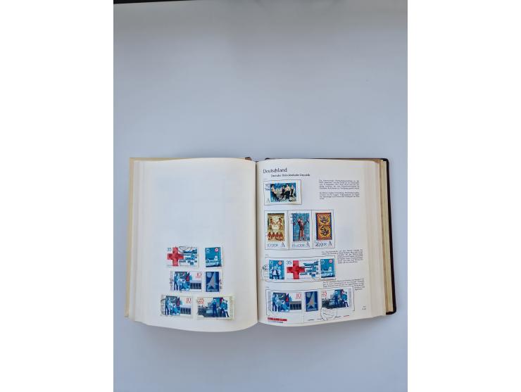 1849/1989, meist gestempelte und teils ungebrauchte Sammlung in sieben “Sprechendes Behrens” Alben, ab Altdeutschland, Koloni