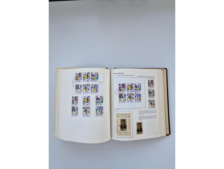 1849/1989, meist gestempelte und teils ungebrauchte Sammlung in sieben “Sprechendes Behrens” Alben, ab Altdeutschland, Koloni