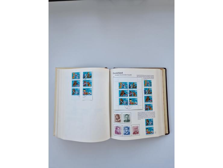 1849/1989, meist gestempelte und teils ungebrauchte Sammlung in sieben “Sprechendes Behrens” Alben, ab Altdeutschland, Koloni