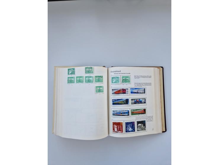 1849/1989, meist gestempelte und teils ungebrauchte Sammlung in sieben “Sprechendes Behrens” Alben, ab Altdeutschland, Koloni