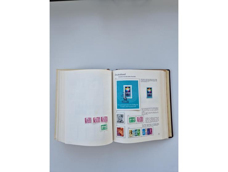 1849/1989, meist gestempelte und teils ungebrauchte Sammlung in sieben “Sprechendes Behrens” Alben, ab Altdeutschland, Koloni