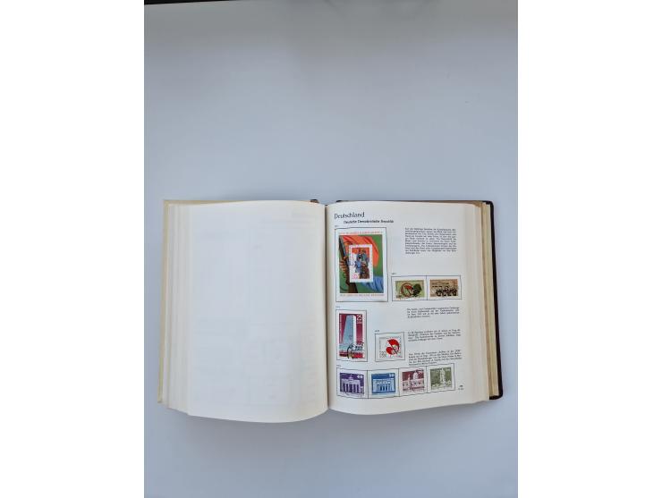 1849/1989, meist gestempelte und teils ungebrauchte Sammlung in sieben “Sprechendes Behrens” Alben, ab Altdeutschland, Koloni