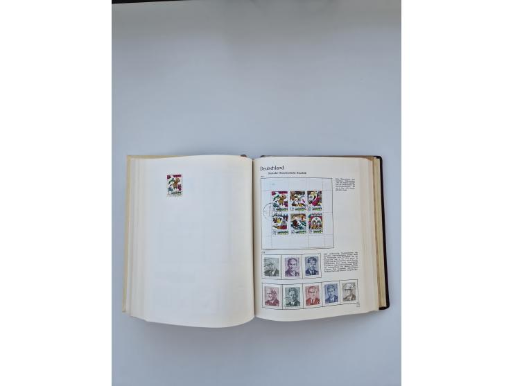 1849/1989, meist gestempelte und teils ungebrauchte Sammlung in sieben “Sprechendes Behrens” Alben, ab Altdeutschland, Koloni