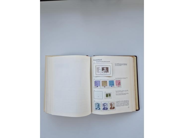 1849/1989, meist gestempelte und teils ungebrauchte Sammlung in sieben “Sprechendes Behrens” Alben, ab Altdeutschland, Koloni