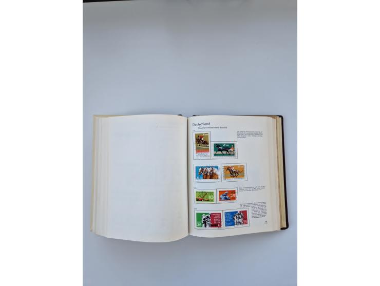 1849/1989, meist gestempelte und teils ungebrauchte Sammlung in sieben “Sprechendes Behrens” Alben, ab Altdeutschland, Koloni