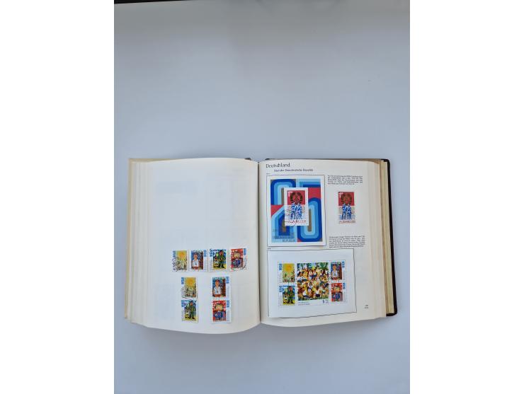 1849/1989, meist gestempelte und teils ungebrauchte Sammlung in sieben “Sprechendes Behrens” Alben, ab Altdeutschland, Koloni