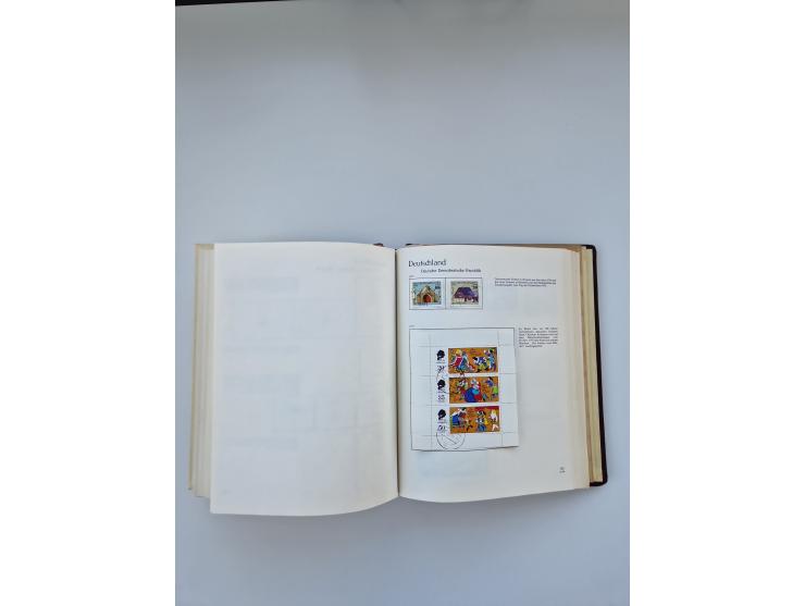 1849/1989, meist gestempelte und teils ungebrauchte Sammlung in sieben “Sprechendes Behrens” Alben, ab Altdeutschland, Koloni