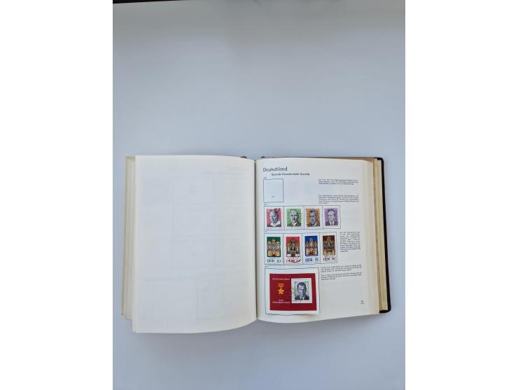 1849/1989, meist gestempelte und teils ungebrauchte Sammlung in sieben “Sprechendes Behrens” Alben, ab Altdeutschland, Koloni