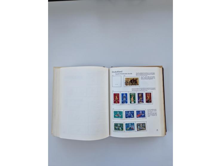 1849/1989, meist gestempelte und teils ungebrauchte Sammlung in sieben “Sprechendes Behrens” Alben, ab Altdeutschland, Koloni