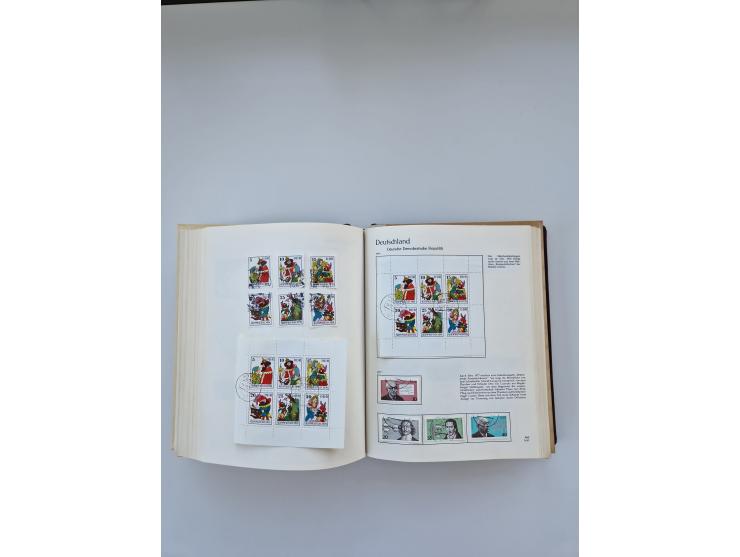 1849/1989, meist gestempelte und teils ungebrauchte Sammlung in sieben “Sprechendes Behrens” Alben, ab Altdeutschland, Koloni