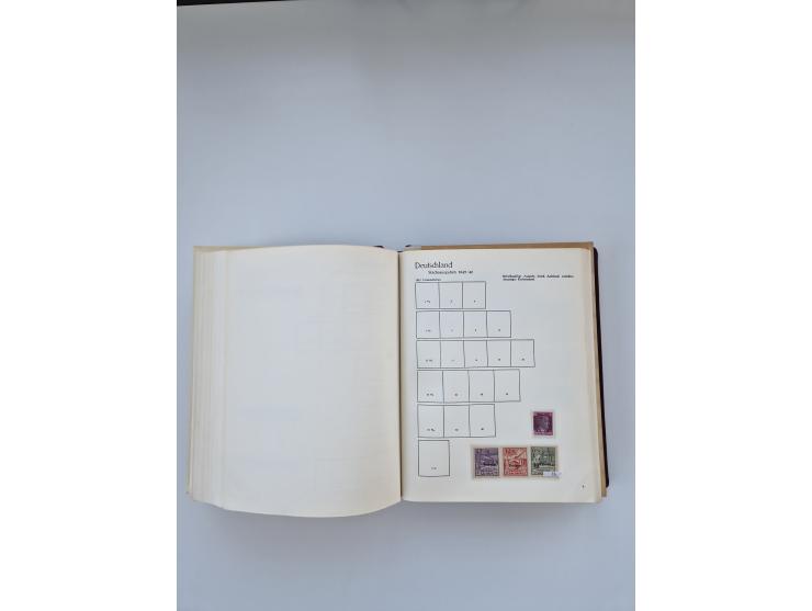 1849/1989, meist gestempelte und teils ungebrauchte Sammlung in sieben “Sprechendes Behrens” Alben, ab Altdeutschland, Koloni