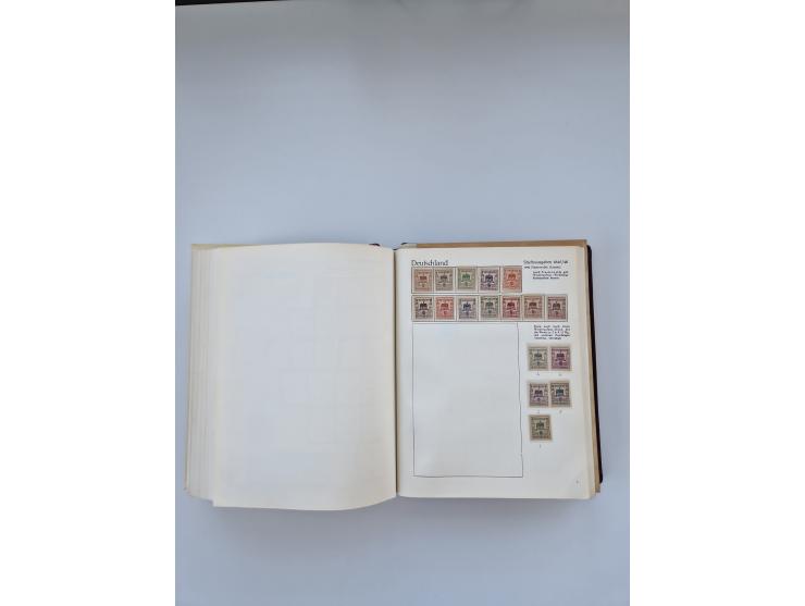 1849/1989, meist gestempelte und teils ungebrauchte Sammlung in sieben “Sprechendes Behrens” Alben, ab Altdeutschland, Koloni