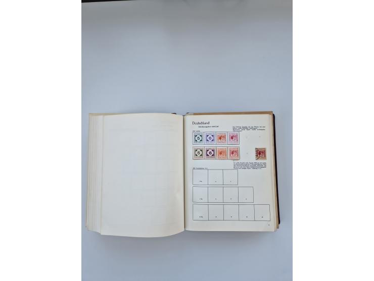 1849/1989, meist gestempelte und teils ungebrauchte Sammlung in sieben “Sprechendes Behrens” Alben, ab Altdeutschland, Koloni