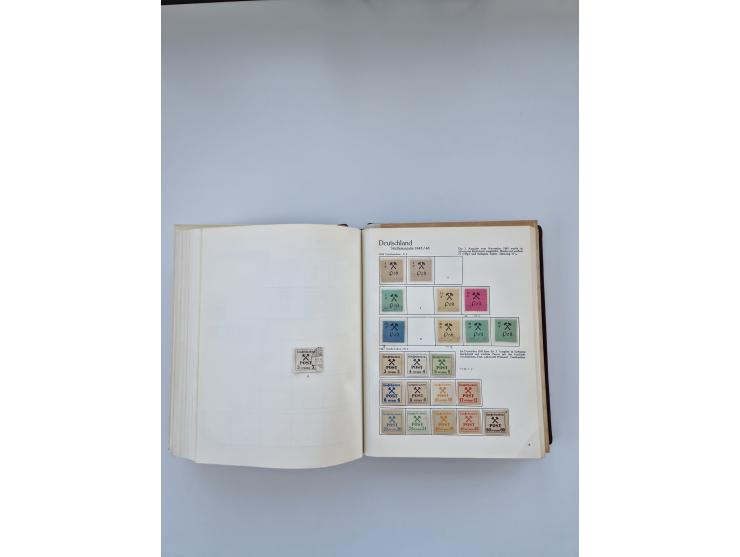 1849/1989, meist gestempelte und teils ungebrauchte Sammlung in sieben “Sprechendes Behrens” Alben, ab Altdeutschland, Koloni