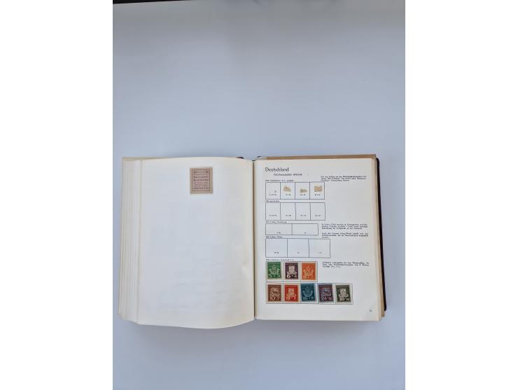 1849/1989, meist gestempelte und teils ungebrauchte Sammlung in sieben “Sprechendes Behrens” Alben, ab Altdeutschland, Koloni