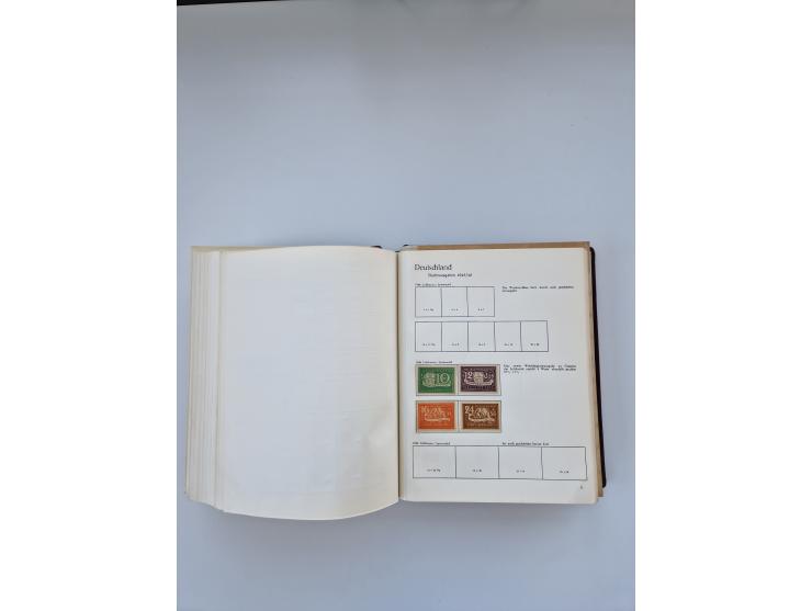 1849/1989, meist gestempelte und teils ungebrauchte Sammlung in sieben “Sprechendes Behrens” Alben, ab Altdeutschland, Koloni