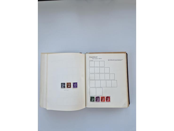 1849/1989, meist gestempelte und teils ungebrauchte Sammlung in sieben “Sprechendes Behrens” Alben, ab Altdeutschland, Koloni