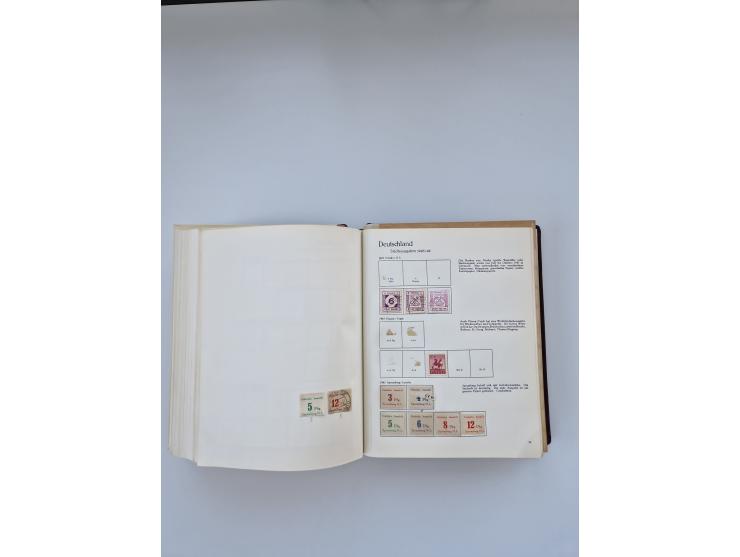 1849/1989, meist gestempelte und teils ungebrauchte Sammlung in sieben “Sprechendes Behrens” Alben, ab Altdeutschland, Koloni