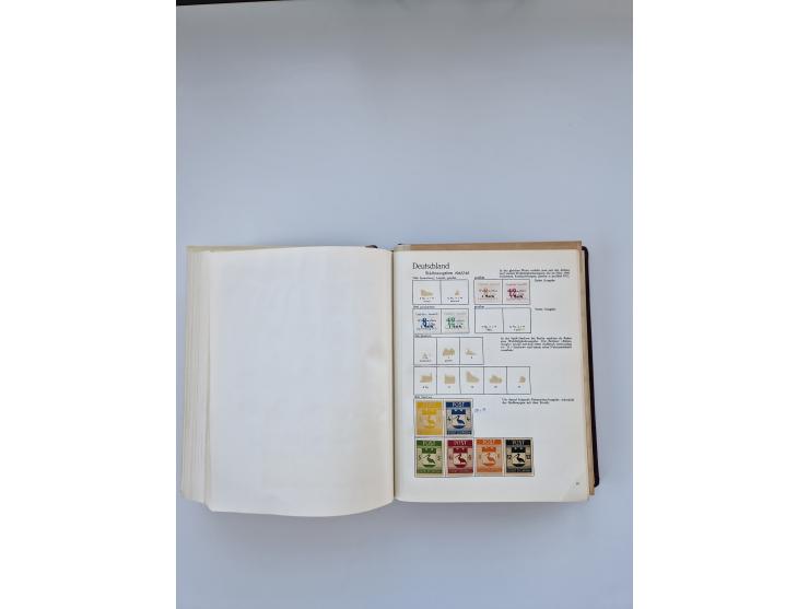 1849/1989, meist gestempelte und teils ungebrauchte Sammlung in sieben “Sprechendes Behrens” Alben, ab Altdeutschland, Koloni