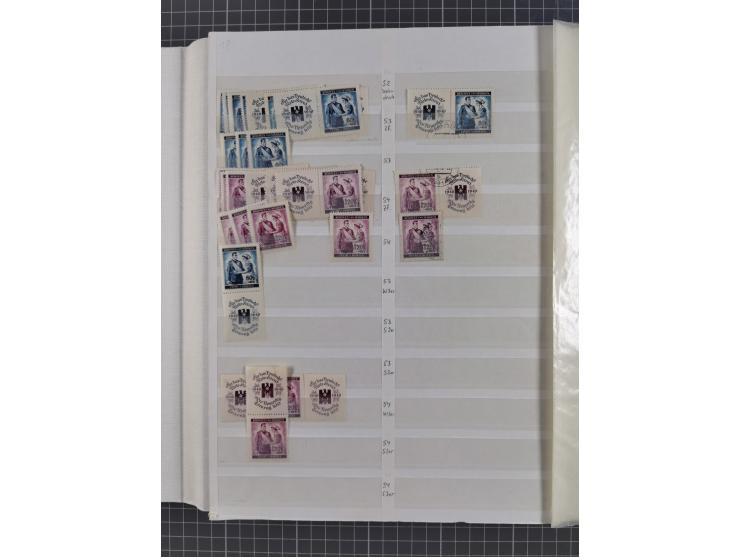 1939/45, dickes Lagerbuch mit Schwerpunkt Böhmen &amp; Mähren und Generalgouvernement mit postfrisch/ungebrauchten und gestem