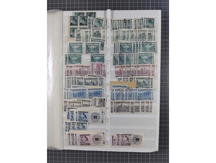 1939/45, dickes Lagerbuch mit Schwerpunkt Böhmen &amp; Mähren und Generalgouvernement mit postfrisch/ungebrauchten und gestem